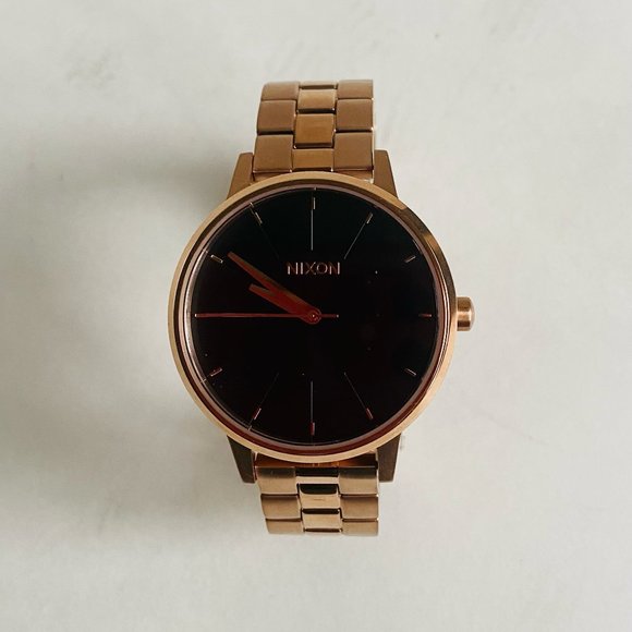 Nixon Kensington SS 37mm Rose Gold Black - Picture 1 of 4